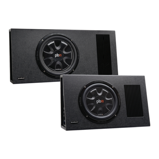 PowerBass PS-AWB101T Application & Enclosure Manual