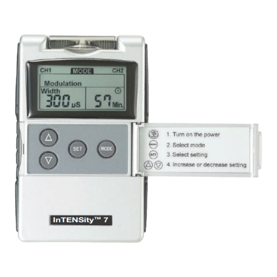 Richmar InTENSity 7 Instruction Manual