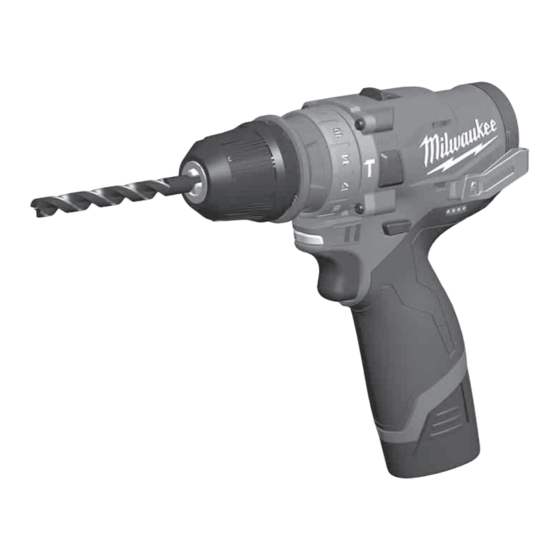 Milwaukee M12 FPDX-0 Original Instructions Manual