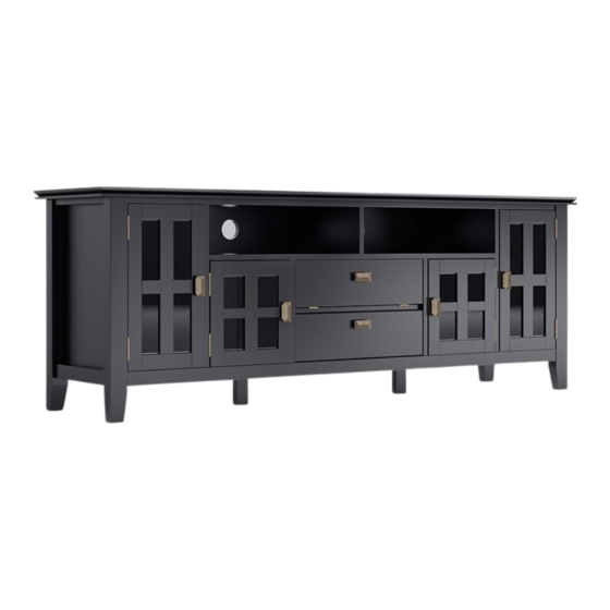 Simpli Home brooklyn+max WyndernHall AXCHOL005-72BL Manual