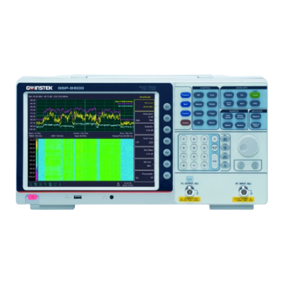 GW Instek GSP-8180TG User Manual