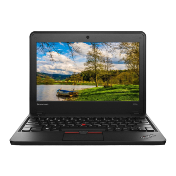 Lenovo ThinkPad X131e Användarhandbok