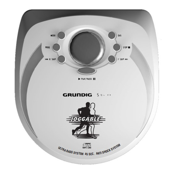 Grundig SQUIXX CDP 4200 AS 45 User Manual