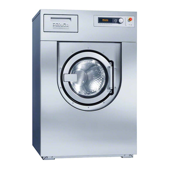 Miele professional PW 6207 D Manuals