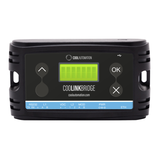 CoolAutomation CooLinkBridge Series User Manual