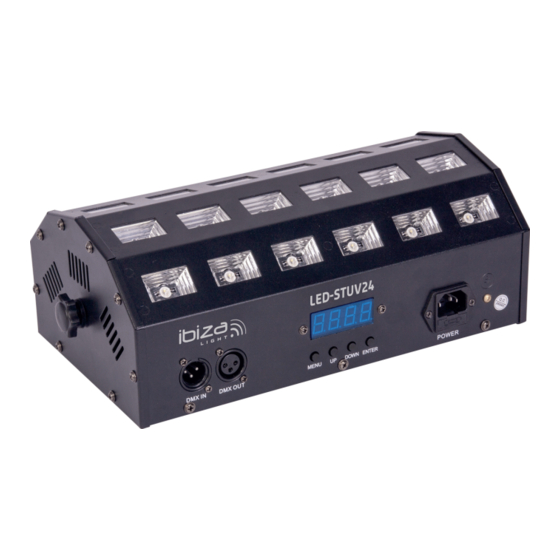 Ibiza LED-STUV24 Manuals