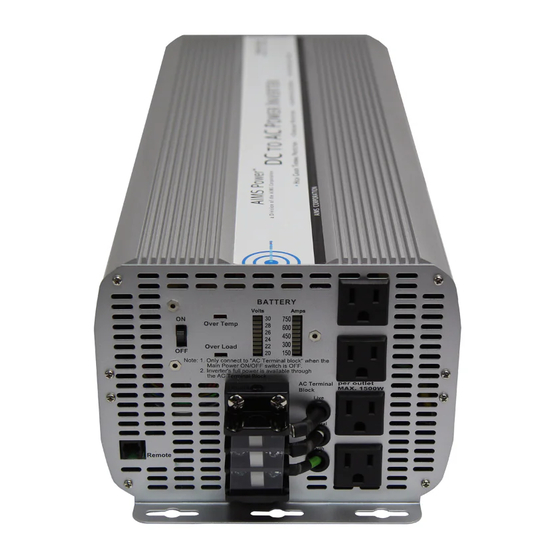 AIMS Power PWRINV12KW24V Instruction Manual