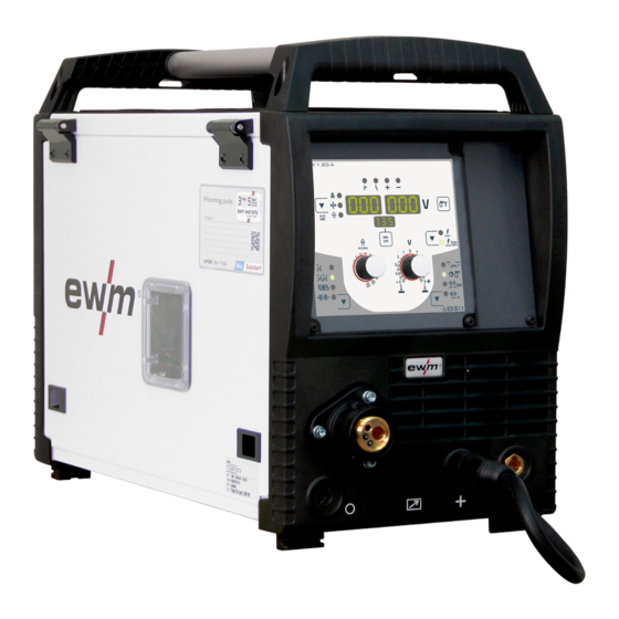 EWM Picomig 185 puls TKG Operating Instructions Manual