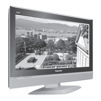 Panasonic TH-42PA40E Operating Instructions Manual