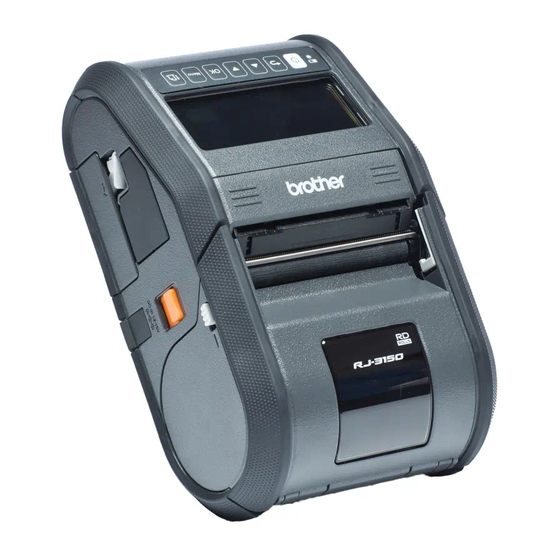 Brother RJ-3150 Manual