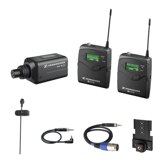 Sennheiser EW 100 G2 Operating Instructions
