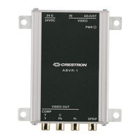 Crestron Adagio ABVR-1 Operation Manual