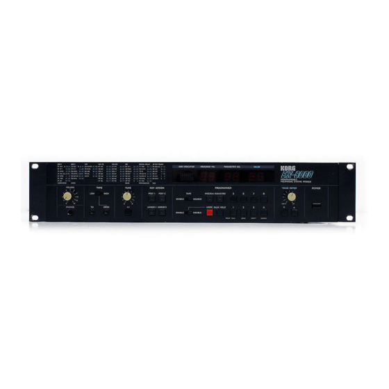 Korg EX-8000 Service Manual