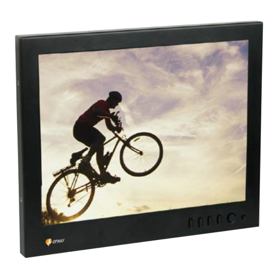 Eneo VMC-8.4LCD-CM Installation And Operating Instructions Manual