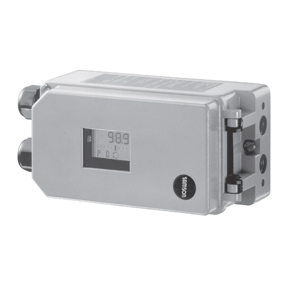 Samson 3730 Series Mounting And Operating Instructions