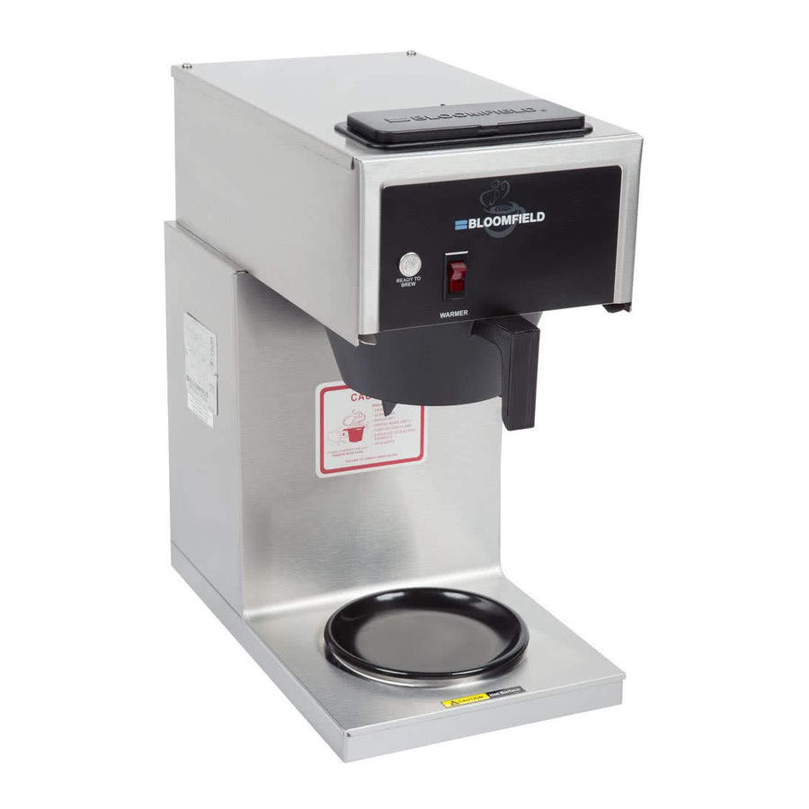 Bloomfield Koffee-King 8540 Owner's Manual