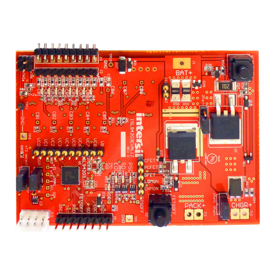 Renesas ISL94203EVKIT1Z User Manual