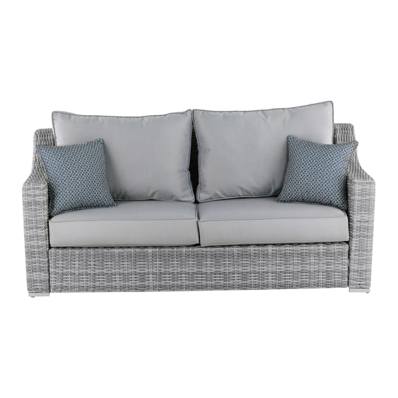 Elle Decor Vallauris Outdoor Sofa Assembly Instructions Manual