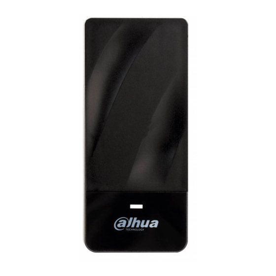 Dahua Technology ASR1200E Quick Start Manual