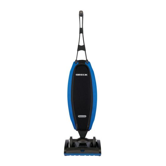 Oreck Magnesium LW1500 Series Service Manual