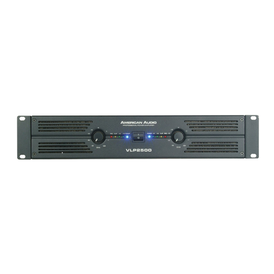 American Audio VLP600 User Instructions