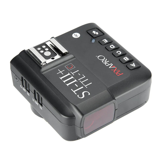 Pixapro ST-III Plus-N Instruction Manual