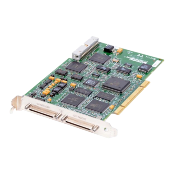National Instruments PCI-7340 User Manual And Specifications