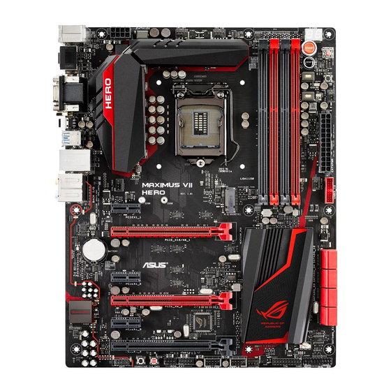 Asus MAXIMUS VII HERO Manual