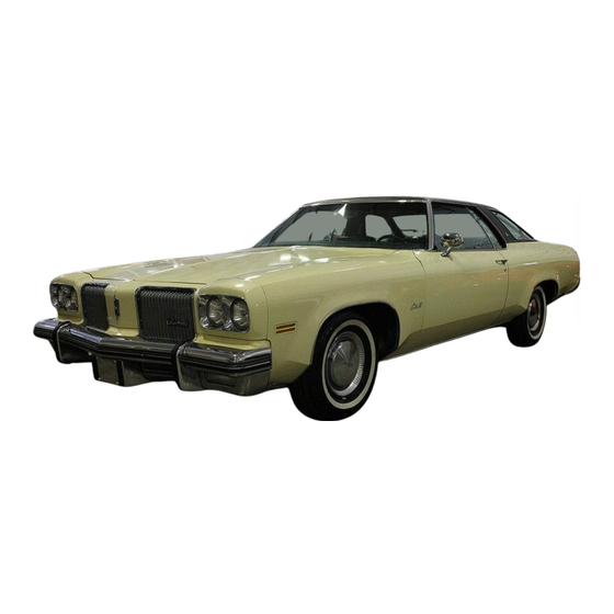 Oldsmobile GM DELTA 88 1974 Owner's Manual