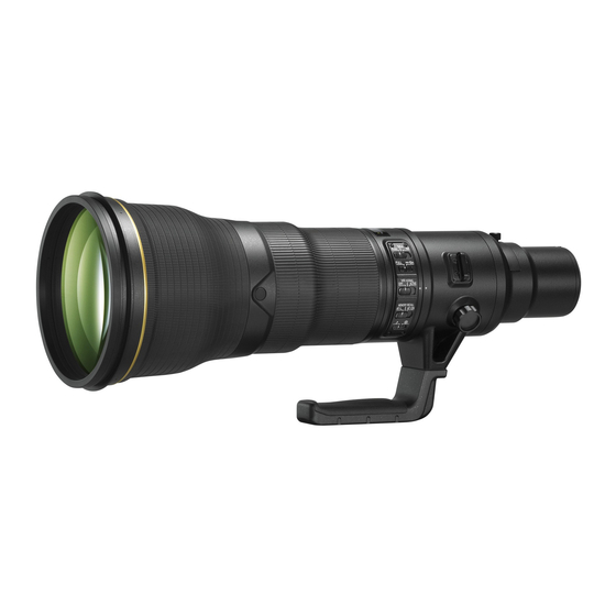 Nikon AF-S NIKKOR 800mm f/5.6E FL ED VR User Manual