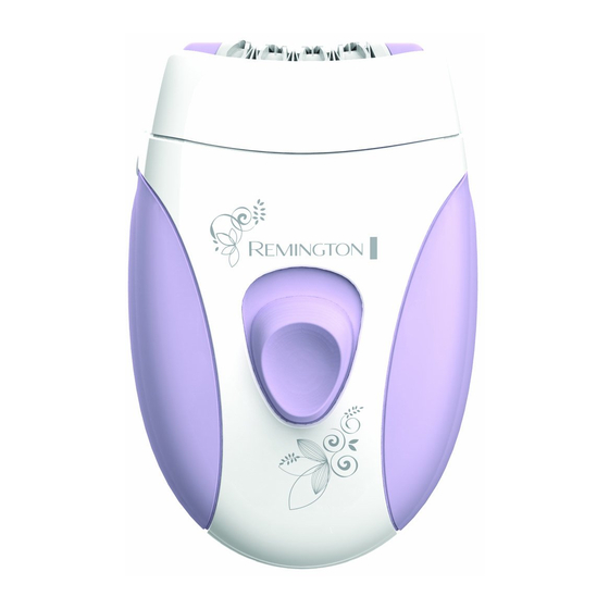 User Manuals: Remington Smooth & Silky EP6010C Epilator