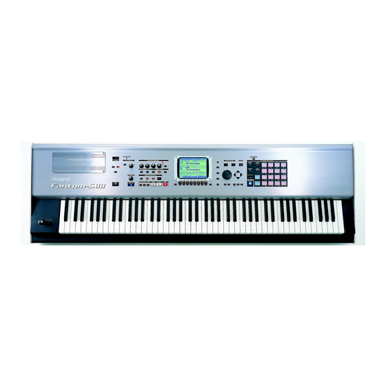 Roland Fantom-S Quick Start Manual