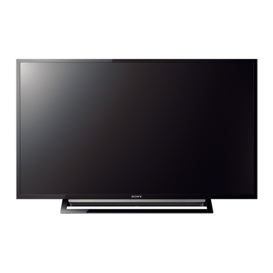 SONY BRAVIA KDL-40R48XB OPERATING INSTRUCTIONS MANUAL Pdf Download ...