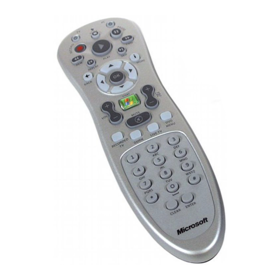 Microsoft Remote Control and Receiver Getting Started Manual