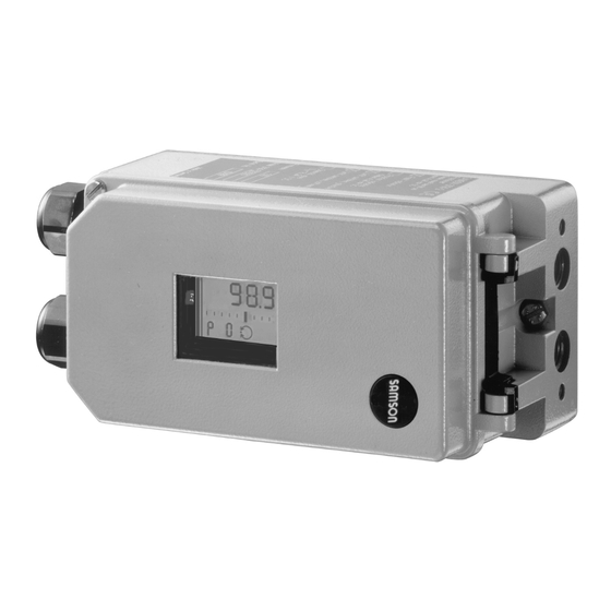 Samson 3730 Series Mounting And Operating Instructions