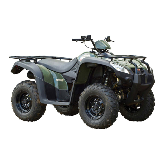 KYMCO MXU 500 Owner's Manual