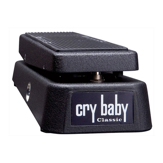 Dunlop GCB95F Cry Baby Manual