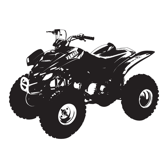 Yamaha YFM80WP Owner's Manual