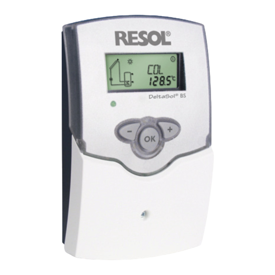 Resol DeltaSol BS/4 V2 Manual