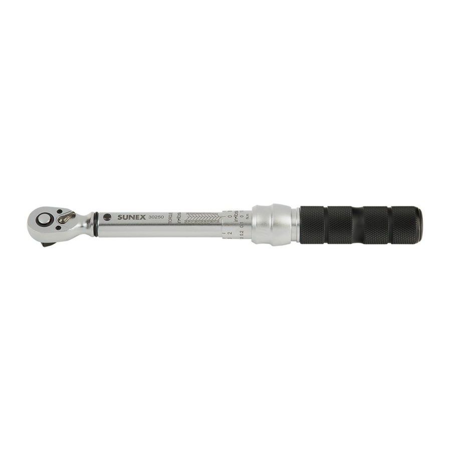 Sunex Tools 30250 Drive Torque Wrench Manuals
