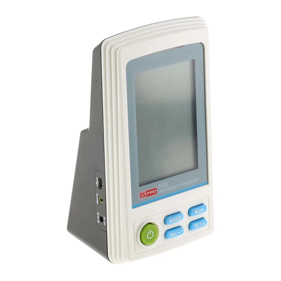 RS PRO RS-5322 Instruction Manual