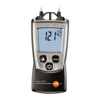 TESTO 4029547008290 Instruction Manual