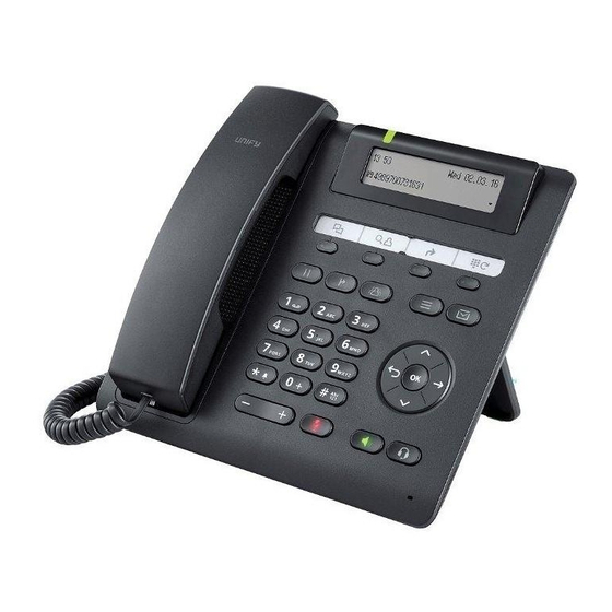 Unify OpenScape CP200 Installation And Quick Reference Manual