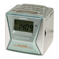 Sony DREAM MACHINE ICF C153 Operating Instructions Manual