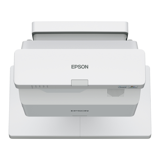Epson EB-760W Manuals