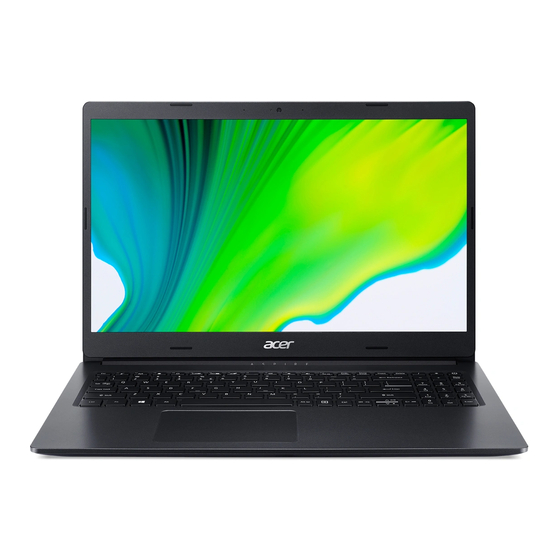 User Manuals: Acer A315-23 Laptop