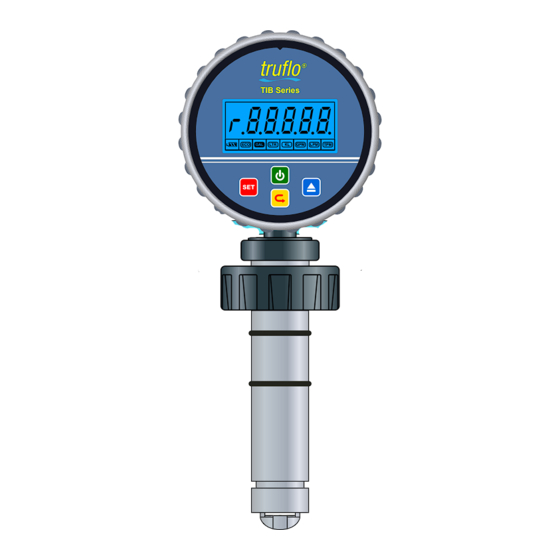 ICON TRUFLO TIB Series Operating Manual
