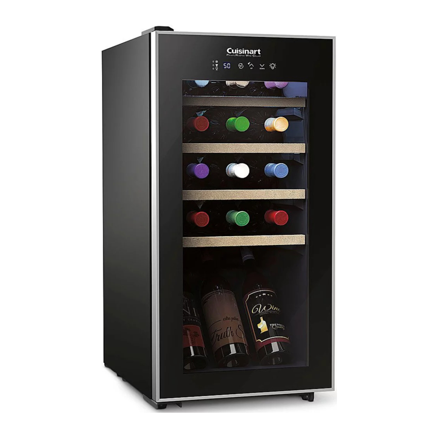 Cuisinart CWC-1500CU - Private Reserve 15-Bottle Wine Cellar Manual