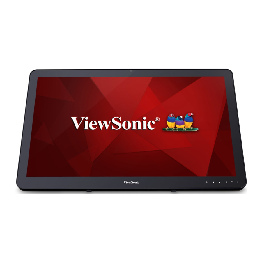 ViewSonic TD2430/TD2430-CN - Display Manual