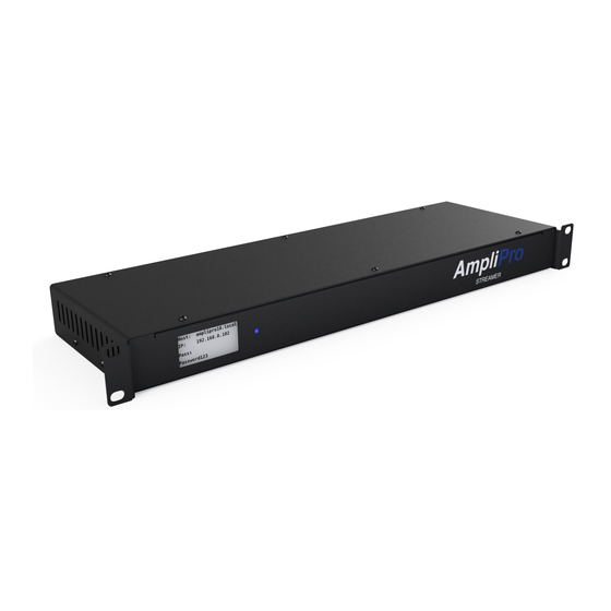 MicroNova AmpliPro Streamer AP1-S4 Manuals